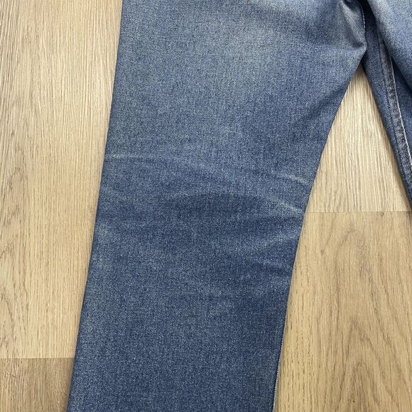 Montgomery Ward Jeans Mens 34x30 Blue Denim Straight Leg Five Pocket Cut 912 - Picture 10 of 16